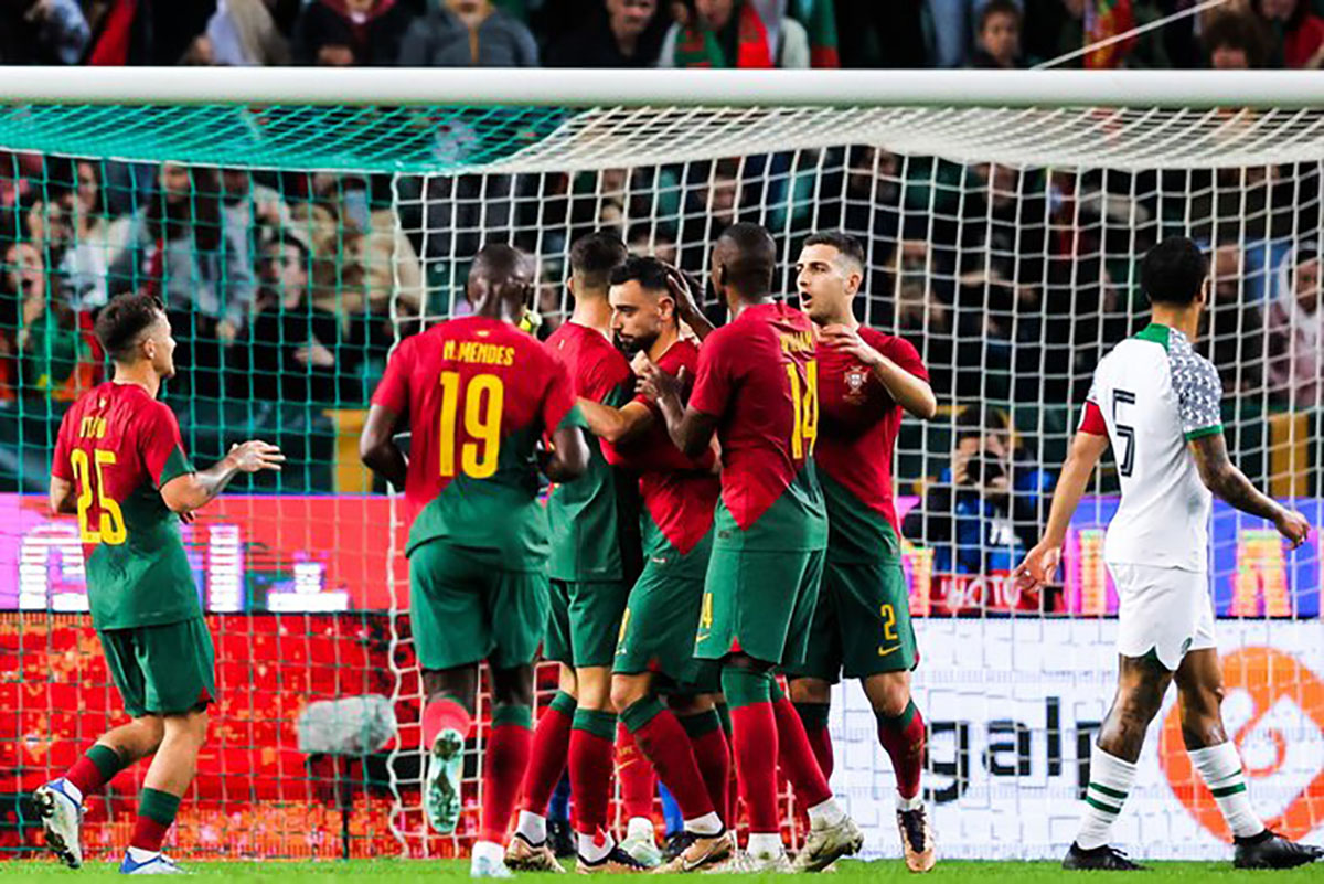 Portugal vence a Nigéria (4-0) na véspera da partida…